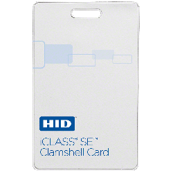 HID S49898 335 ICLASS 2K/2 CLAMSHELL CARD BLANK MATTE WITH VERT SLOT NOT PROG