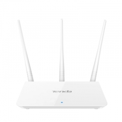 Tenda Wireless Router: 300 Mbps 2.4GHz, 1x WAN/ 3x LAN 100M Ports, 3 antennas F3