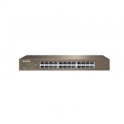Tenda 24-Port Gigabit Ethernet Switch, Wall mounting: support, Rack mounting: support TEG1024D