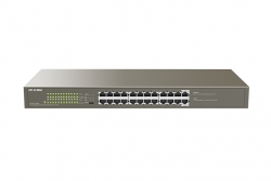 IP-COM ( G1124P-24-250W )24-Port Gigabit Rackmount Switch With 24-Port PoE