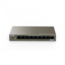 Tenda TEG1109P-8-102W POE SWITCH: 9-Port Gigabit Desktop Switch with 8-Port PoE+ (Total: 102W)