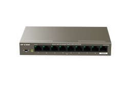 IP-COM (F1109P-8-102W) 9-Port Fast Unmanaged Switch With 8-Port PoE+