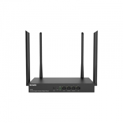 Tenda Wireless Hotspot Router: AC1200 867Mbps/300Mbps, 802.11a/n/ac, 4x Ethernet Ports W18E