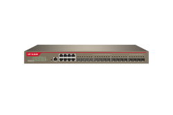 IP Com (G5324-16F) 8 x1 GE, 16 x SFP L3 Cloud Managed Switch