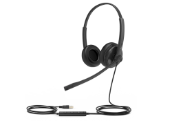 YEALINK WIRED (UH34) MS DUAL HEADSET , NOISE CANCELLING MIC ,3.5MM & USB-A 1308033