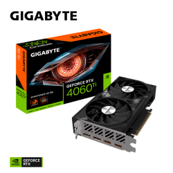 GIGABYTE RTX 4060 TI GPU, PCIe 16, DP(2), HDMI(2), 8GB GDDR6, WINDFORCE OC, 3YR GV-N406TWF2OC-8GD