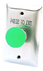 DAS S2664 EXIT BUTTON MUSHROOM 1YR