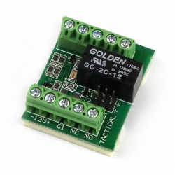 TACTICAL S117442 12VDC/24VDC DPDT DUAL INPUT RELAY BOARD 2YR