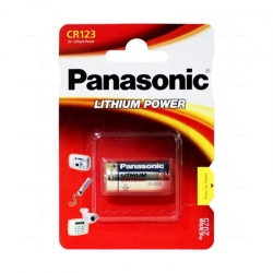 DAS S1626A PANASONIC CR123 LITLITHIUM BATTERY 1YR 46000-003