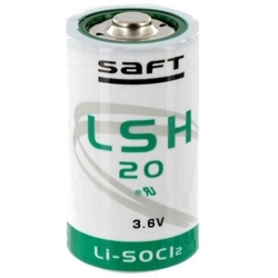 DAS S3662A SAFT LSH20 3.6V BATTERY D-SIZE 1YR  33003-080