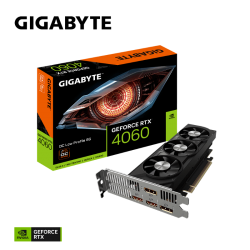 GIGABYTE RTX 4060 GPU, PCIe16, DP(2), HDMI(2), 8GB GDDR6, LOW PROFILE, OC, 3YR GV-N4060OC-8GL