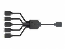 COOLERMASTER 1-TO-5 RGB SPLITTER CABLE FOR ADDRESSABLE RGB FAN AND RGB STRIP (MFX-AWHN-1NNN5-R1)