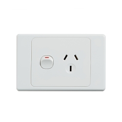 4C | Ultima Single Power Point 250V 10A - Horizontal 040.000.0073