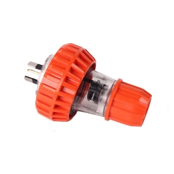 4C | Straight Plug IP66 250V 3Flat Pin 15A 040.000.0125