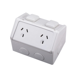 4C | Weatherproof Double Power Point IP53 250V 10A 040.000.0224