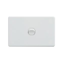 4C | Classic 1 Gang Switch 250V 16AX - Horizontal 040.000.0289