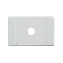 4C | Ultima 1 Gang Switch Cover - White 040.000.0331