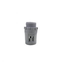 4C | Corrugated to Screw Adaptor Grey 20mm - 50 Pack 040.040.0417