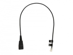 JABRA QD TO RJ9 STRAIGHT BOTTOM CORD, 0.5M 8800-00-01