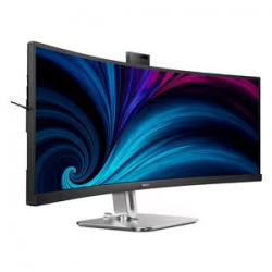 Philips 49B2U5900CH DUAL QHD 5120X1440 75HZ CURVED 32:9 W-LED 4MS HDMI/DP/USB-C 100W DOCKING DP-OUT SPEAKERS BUILT-IN 5M WEBCAM SUPPORTS WINDOWS HELLO RJ45/KVM ERGO SMART STAND VESA 4 YRS WARRANTY 49B2U5900CH/75