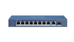 HIKVISION TRANSMISSION 3E0510P-E 8 PORT GIG UNMANAGED POE SWITCH, 2X GIG UPLINK, 120W, 2Y DS-3E0510P-E