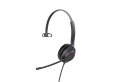 YEALINK WIRED (UH37) UC MONO HEADSET,NOISE CANCELLING MIC,LEATHER, USB-C, C TO A ADAPTOR 1308143