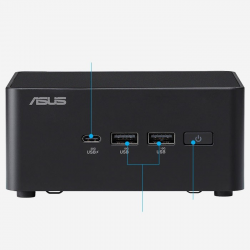 ASUS NUC MINI PC, U5-125H, 16GB(1/2), 500GB SSD, WL, W11P, 3YR NBD