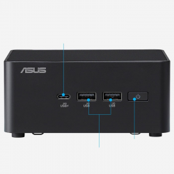 ASUS NUC MINI PC, U7-155H, 16 GB(1/2), 1T SSD, WL, W11P, 3YR NBD NUC14H-U7-16-1TB