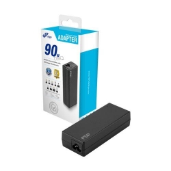 FSP NB PRO 90W Adapter: Global 100-240Vac input 19V DC output >88% efficiency. Fits most 18-20V laptops with 9 tips. Meets DoE Level VI and CoC Tier 2 standards offers safety protections. FSP090-DBBN3
