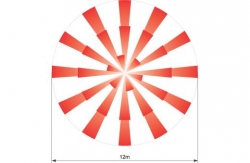 OPTEX CEILING MOUNT PIR 12M 360 DEG CEILING -5YRS FX-360
