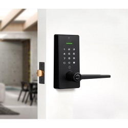 Assa Abloy Yale LibiDigital Lever Keyed Matte Black YLBL226NRMBK