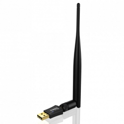 Simplecom NW611 AC600 WiFi Dual Band USB Adapter with 5dBi High Gain Antenna (NW611)