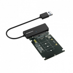 Simplecom SA225 USB 3.0 to mSATA + M.2 (NGFF B Key) 2 In 1 Combo Adapter (SA225)