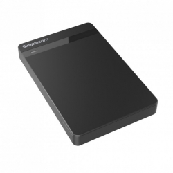 Simplecom SE203 Tool Free 2.5' SATA HDD SSD to USB 3.0 Hard Drive Enclosure - Black Enclosure (SE203-BLACK)