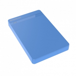 Simplecom SE203 Tool Free 2.5' SATA HDD SSD to USB 3.0 Hard Drive Enclosure - Blue Enclosure (SE203-BLUE)