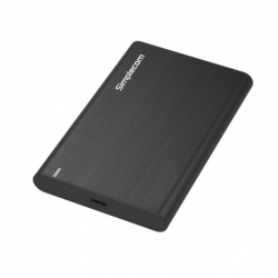 Simplecom SE221 Aluminium 2.5'' SATA HDD/SSD to USB 3.1 Enclosure Black (SE221-BLACK)