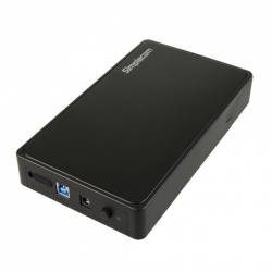 Simplecom SE325 Tool Free 3.5' SATA HDD to USB 3.0 Hard Drive Enclosure - Black Enclosure (SE325-BLACK)