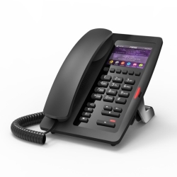 Fanvil H5 Hotel/ Office Enterprise IP Phone - 3.5' Colour Screen, 1 Line, 6 x Programmable Buttons, Dual 10/100 NIC, POE, 2 Years Warranty (H5)