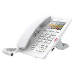 Fanvil H5 Hotel/ Office Enterprise IP Phone - 3.5' Colour Screen, 1 Line, 6 x Programmable Buttons, Dual 10/100 NIC, POE, 2 Years Warranty- White (H5-W)