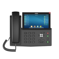 Fanvil X7 IP Phone, 7' Touch Colour Screen, Built in Bluetooth, Supports Video Calls, upto 128 DSS Entires, 20 SIP Lines, Dual Gigabit (X7)