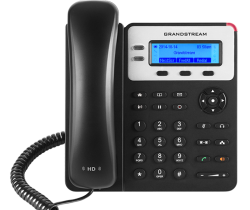 Grandstream GXP1625 2 Line IP Phone, 2 SIP Accounts, 132x48 Backlit Graphical LCD Display, HD Audio, Powerable Via PoE (GXP1625)
