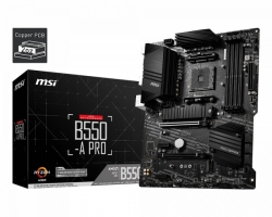 MSI B550-A PRO AM4 ATX MB 4xDDR4 2xPCIE 2xM.2 HDMI DP RAID LAN TPM 6xSATAIII 2xUSB3.2 8xUSB2.0 (B550-A PRO)