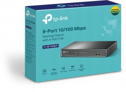 TP-Link TL-SF1008LP 8-Port 10/100Mbps Desktop Switch with 4-Port PoE (TL-SF1008LP)