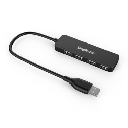 Simplecom CH241 Hi-Speed 4 Port Ultra Compact USB 2.0 Hub (CH241)