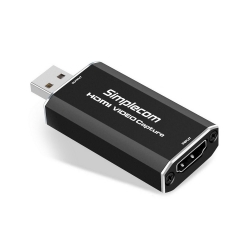 Simplecom DA315 HDMI to USB 2.0 Video Capture Card Full HD 1080p for Live Streaming Recording (DA315)