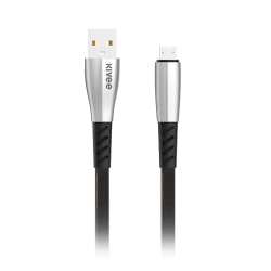 KIVEE CB103 Lightning Charging cable 1M Black/Silver (ELEKIVCB103)