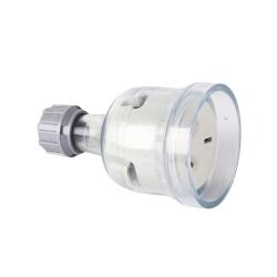 4C Rewireable Socket 240V 15A Clear - 10 Pack (040.000.0346)