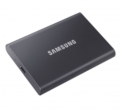 Samsung T7 1TB Portable External SSD (MU-PC1T0T/WW) 1050MB/s 1000MB/s R/W USB3.2 Gen2 Type-C 10Gbps