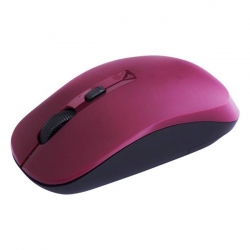 CLiPtec SMOOTH MAX 1600DPI 2.4GHZ WIRELESS OPTICAL MOUSE - Maroon (AMSRZS801MA)