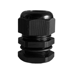 4C | 25mm Nylon Cable Gland Long Threaded with Washer - 20 Pack (040.050.0042)